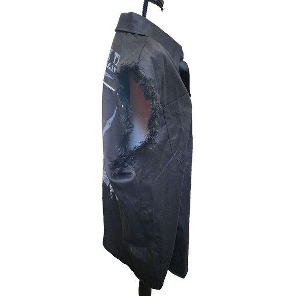 Bikers Pride Motorcycle Rally 2019 NWT Black Sleeveless NWT Workshirt Galveston - Picture 7 of 11